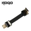 Cable videoprojecteur ruban plat micro HDMI coude, vue principale
