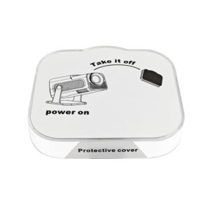 Cache objectif projecteur HY320 Mini, protection anti-poussière, vue de trois quarts