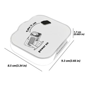 Cache objectif projecteur HY320 Mini, protection anti-poussière, detail