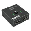 Commutateur HDMI 2 ports 4K : deux sources sur un câble vidéoprojecteur, vue principale