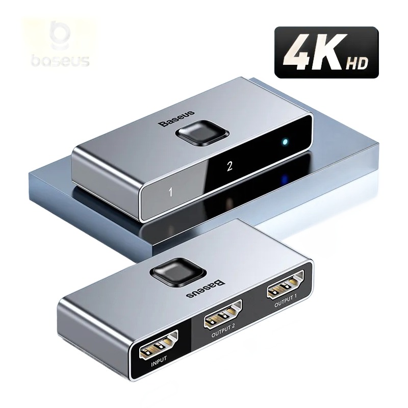 Commutateur pour câble vidéoprojecteur HDMI 4K, vue principale
