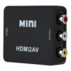Convertisseur câble vidéoprojecteur HDMI vers RCA, vue principale