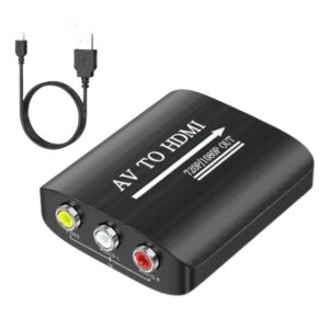 Convertisseur câble vidéoprojecteur RCA vers HDMI, vue principale