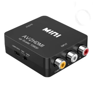 Convertisseur cable videoprojecteur RCA vers HDMI 1080p, vue principale
