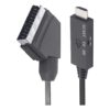 Convertisseur péritel HDMI en cordon, alimentation USB, vue principale