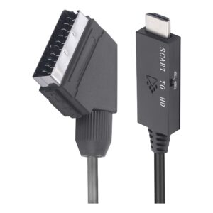 Convertisseur péritel HDMI en cordon, alimentation USB, vue principale