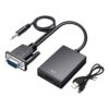 Convertisseur VGA vers HDMI avec sortie audio, pour câble, vue principale
