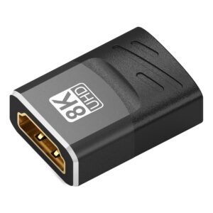 Coupleur pour câble vidéoprojecteur HDMI 2.1 femelle, vue de face