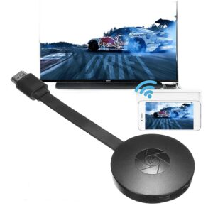 Dongle HDMI sans fil pour recopier un téléphone sur un vidéoprojecteur, vue de trois quarts