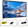 Écran de projection 4K pliable résistant aux plis, vue principale