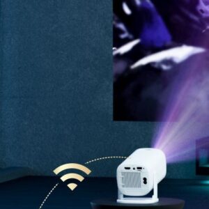 Ecran de projection, mini Projecteur Intelligent P30 PRO Android 14, vue arriere