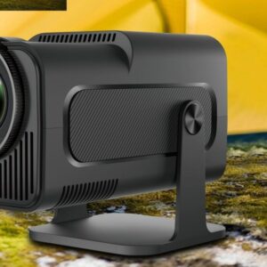 Ecran de projection, mini Projecteur Portable HY320 Android 11 WiFi 6, vue de face