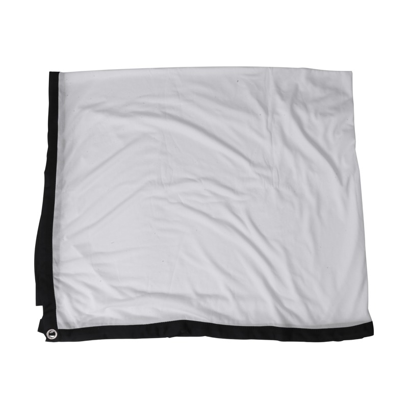 Écran de projection pliable 100 pouces, blanc anti-pli, vue principale