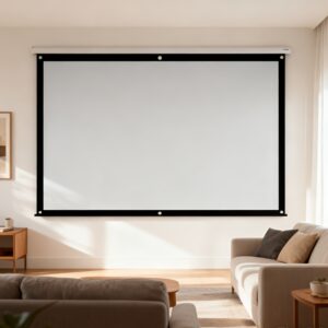Écran de projection pliable 16:9, trois grandes tailles, vue de face