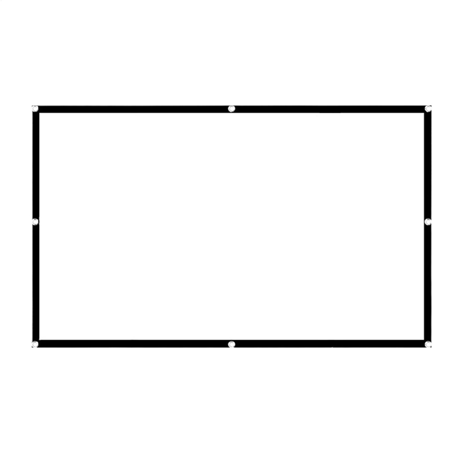 Écran de projection pliable extérieur, 60 ou 100 pouces, vue de trois quarts