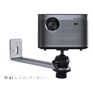 Ecran de projection, support mural en alliage d'aluminium, multi-angle, vue de face