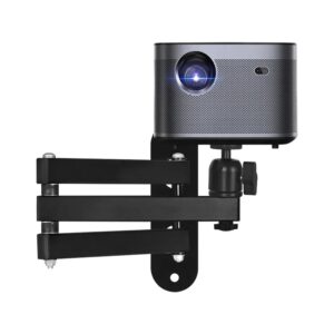 Ecran de projection, support mural pliable en aluminium, quatre, vue principale