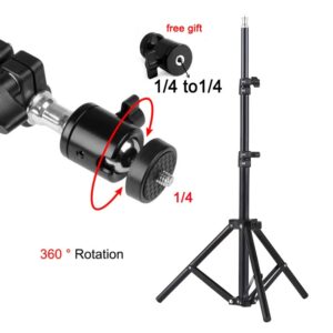 Ecran de projection, trépied de projecteur extensible jusqu'à 160 cm, vue principale