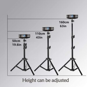 Ecran de projection, trépied universel de 50 à 160 cm pour mini, vue de trois quarts