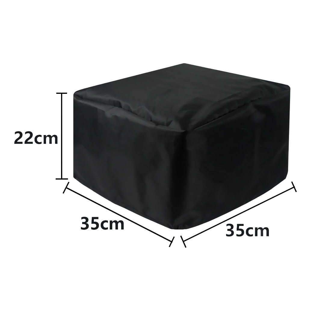 Housse vidéoprojecteur plafond en tissu Oxford imperméable, format 35 cm, vue de profil