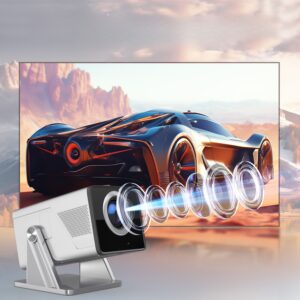 Mini vidéoprojecteur à 1000 lumens ANSI avec haut-parleur, detail