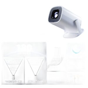 Mini vidéoprojecteur compact 180 ANSI lumens, dalle native 720p, vue de face