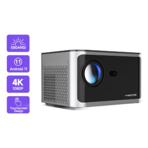 Mini videoprojecteur domestique 1080p, décodage 4K et Android, vue principale