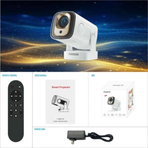 Mini vidéoprojecteur Full HD 1080p natif, mise au point automatique, detail