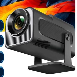 Mini Vidéoprojecteur HY320 720P Double Wifi6 BT5.0 Android, vue principale