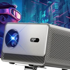 Mini vidéoprojecteur Laser Android 13.0 M10, vue de trois quarts
