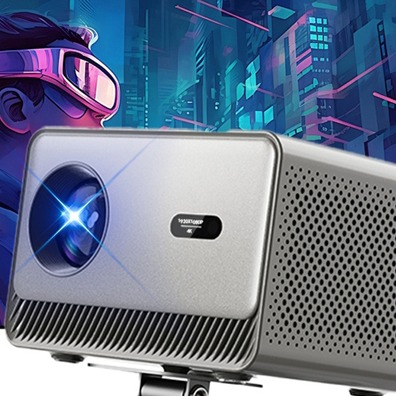 Mini vidéoprojecteur Laser Android 13.0 M10, vue de trois quarts