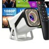 Mini videoprojecteur, mini Projecteur Intelligent Wi-Fi Bluetooth 4K, vue principale