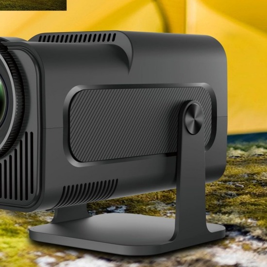 Mini videoprojecteur, mini Projecteur Portable HY320 Android 11 WiFi 6, vue arriere