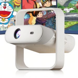 Mini vidéoprojecteur P40 1080P Full HD Android, vue de face