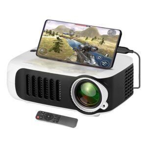 Mini videoprojecteur portable LED pour cinéma à domicile, vue principale