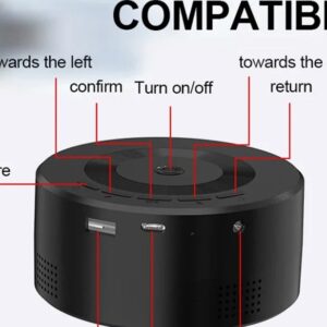 Mini vidéoprojecteur USB portable 1080P angle flexible, vue de profil