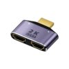 Repartiteur cable videoprojecteur HDMI deux sorties simultanees, vue principale