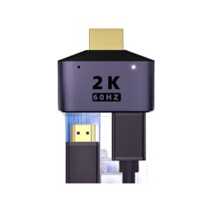 Repartiteur cable videoprojecteur HDMI deux sorties simultanees, vue arriere