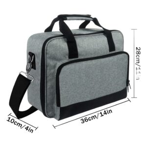 Sac de transport vidéoprojecteur 36 x 28 x 10 cm à bandoulière, vue arriere