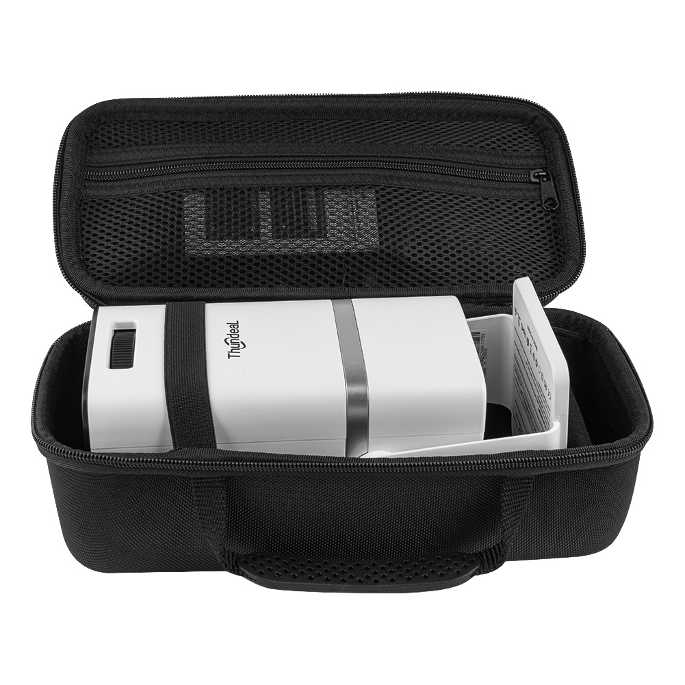 Sacoche vidéoprojecteur rigide 29 x 12,5 cm, pour projecteur compact, vue arriere