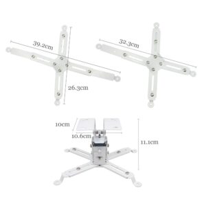 Support de plafond réglable en hauteur pour projecteur, detail