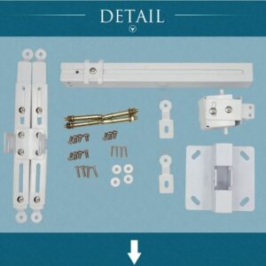 Support de plafond réglable en hauteur pour projecteur, vue arriere