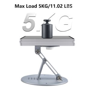 Support de projecteur 3 en 1, table, mur ou plafond, vue de face