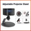 Support réglable pour écran de projection et projecteur, vue principale