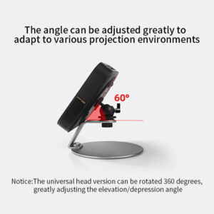 Support réglable pour écran de projection et projecteur, vue arriere