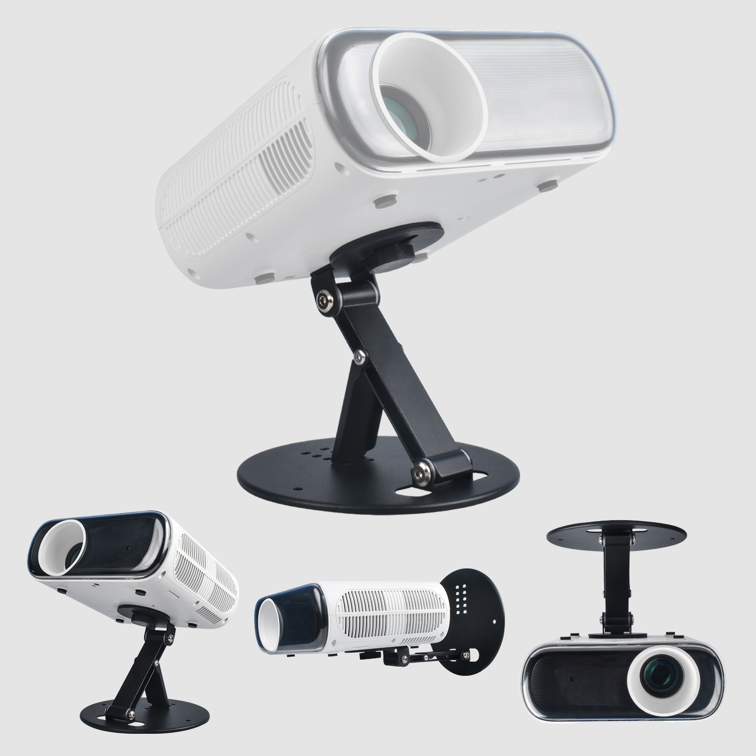 Support vidéoprojecteur de bureau orientable, vis 1/4 et pose murale, vue principale