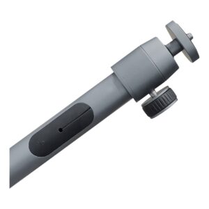 Support vidéoprojecteur de plafond télescopique en aluminium, 360 degrés, vue de trois quarts