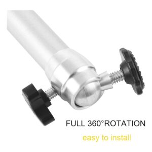 Support videoprojecteur mural et plafond, quatre longueurs, vue arriere