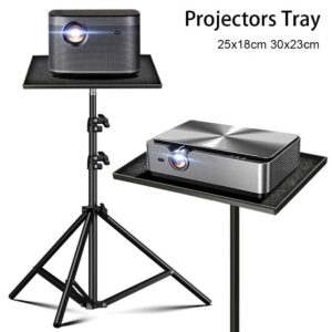Support vidéoprojecteur : plateau à poser sur un trépied, vue de face