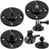Support videoprojecteur, platine murale à rotule, vue principale